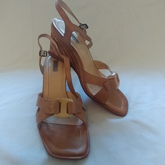 Nickels rattan straw wedges - Picture 3 of 6